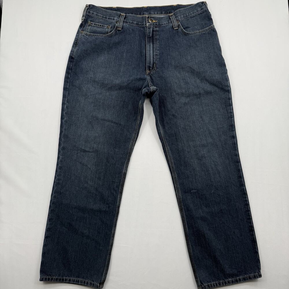 Carhartt Jeans Mens 38X30 Relaxed Fit Straight Holter Midweight Denim